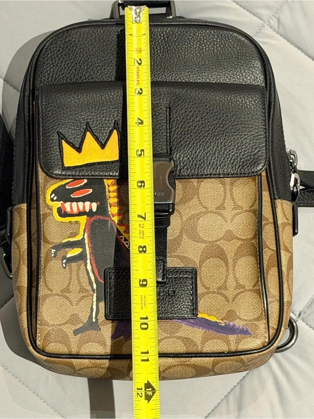 Coach X Jean Michel Basquiat Track Crossbody Bag In Signature Canvas